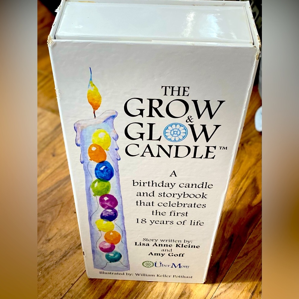 ‘The Grow & Glow Candle’ A Birthday candle and storybook.